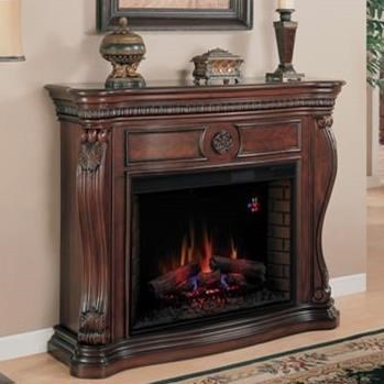 Lexington 33WM881C232+33II042FGL 55" Wall Mantel & Electric Insert